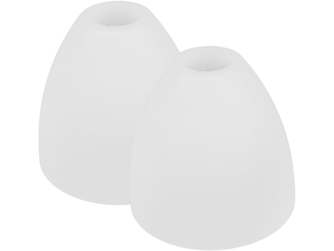 Conjunto De 2 Cúpulas De Vidro Fosco Para Luminárias De Teto, Compatíveis Com Lustres E Pendentes. Gokoco