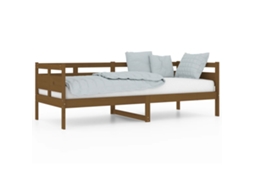 Day Bed, Day Beds Vidaxl Marrom Madeira De Pinho (80 X 200 Cm)