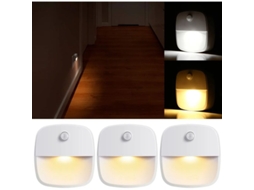 Lurelia Luz Noturna De Soquete Com Sensor De Movimento, Plug-in, Branco Quente Para Armário