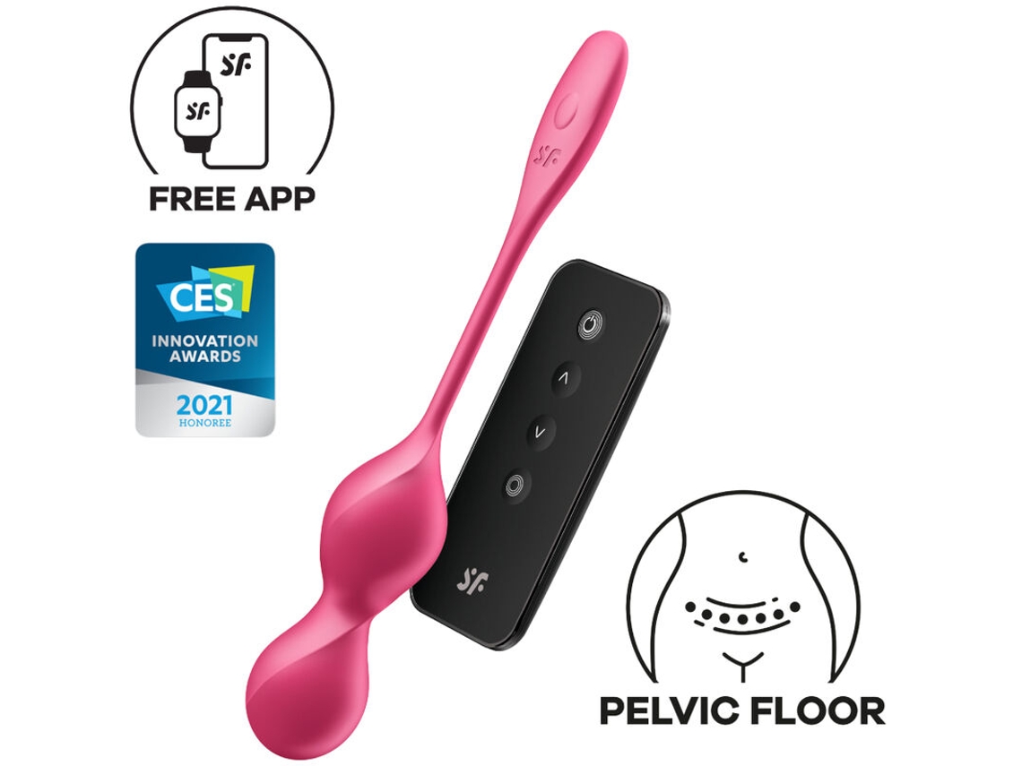 2 Bolas de Kegel Vibrantes Aplicativo Gratuito SATISFYER BALLS Satisfyer Love Birds