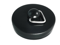 Pacote Com 24 Tampões De Pia De Plástico Preto, 38 Mm
