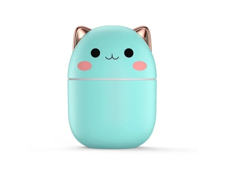 Humidificador De 220ml Humidificadores De Aromaterapia Mini Difusor De Fragrâncias Domésticas Luz Nocturna Led Azul Haoyunma