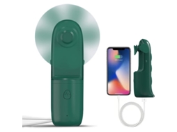 2026 ventilador Portátil Usb Recarregável 2 em 1 com Bateria 1200mah 3 Velocidades Design Dinossauro