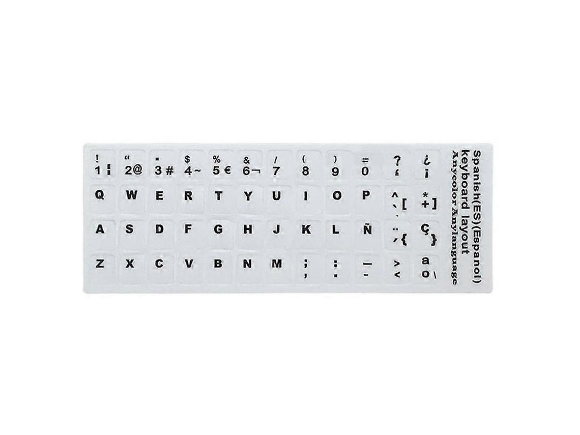 Adesivo De Teclado Espanhol Para Laptop Ou Desktop Ly Ebike