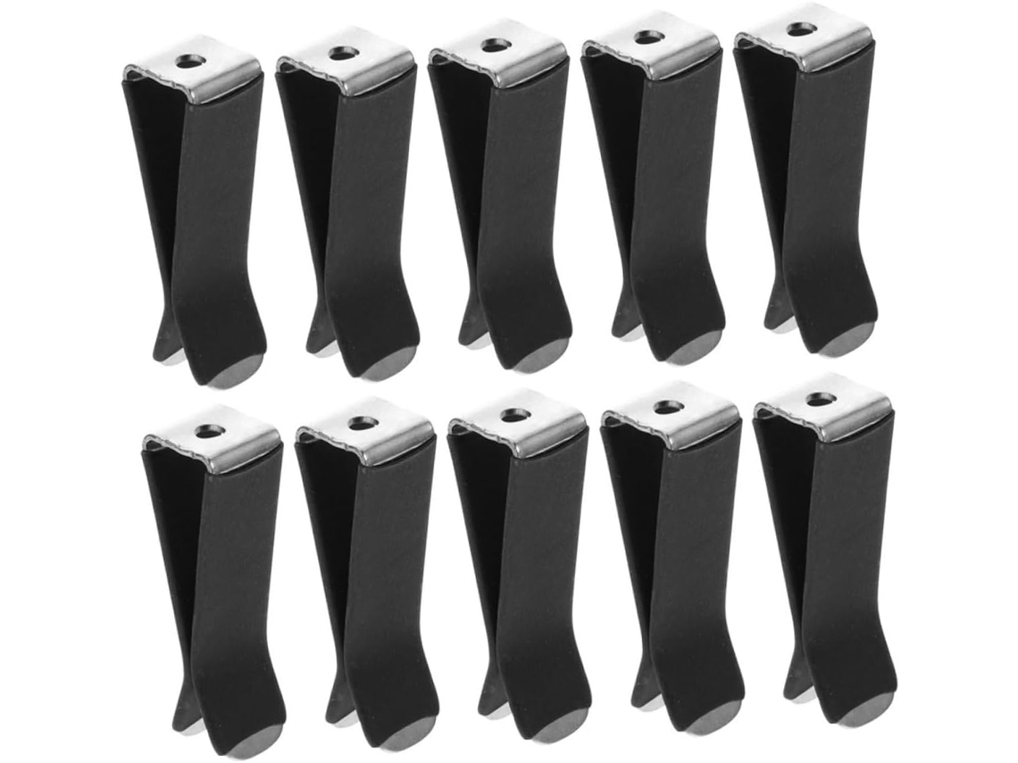 Conjunto de 10 peças de clipes de ventilação autofixantes para difusores de aroma.