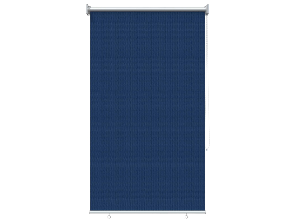 Maison Exclusive - Persiana Rolô Externa Com Bloco De 90% Uv Azul 80 X 140 Cm Hdpe