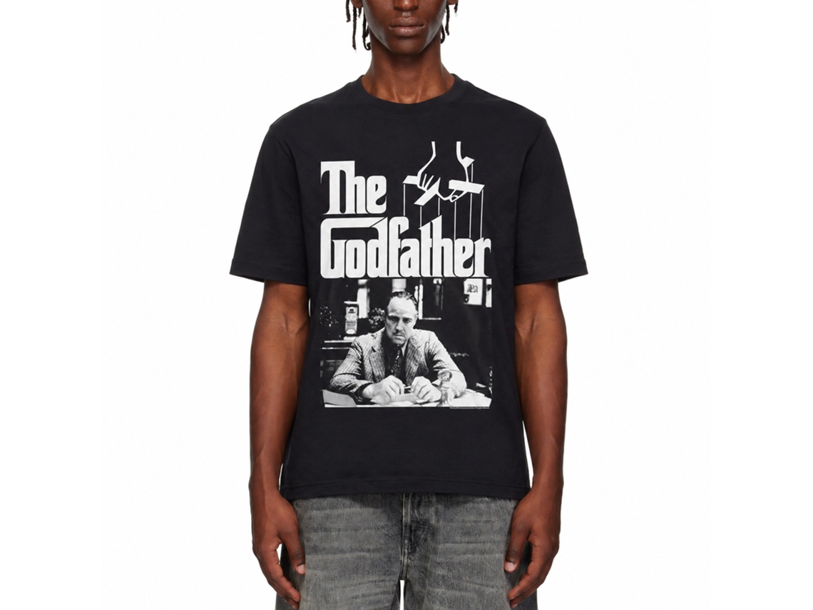 Rockinstone Godfather Movie Black Adult T-shirt Size:xxl