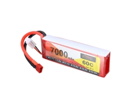 Bateria Zop Power 7,4 V 7000 Mah 60c 2s Lipo T Deans Plug Para Drone Rc
