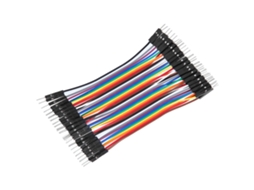 Laxiscreed Cabo Jumper Macho A Macho 2.54mm 10cm Para Protoboard E Ligações Elétricas
