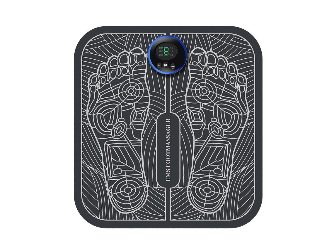 Massageador Eletrônico Para Pés Zengo Alívio Da Dor E Melhora Circulação, Ems Pés, Tapete De Massagem Elétrico Portátil