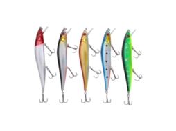 Lure Minnow Hard Bait, Bionic Fish Lure For Snakehead, 5pcs 23g 14cm Lure Bait