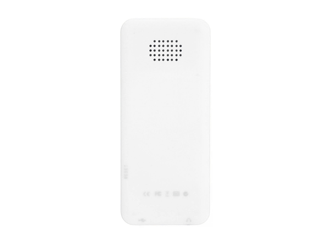 Player Mp3 Bluetooth 5.0 Com Tela Lcd 1.77 Polegadas Alto-falante Hd Hifi Portátil Cartão 64g Branco