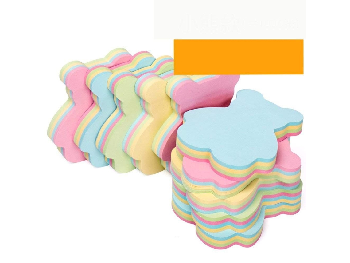 Bloco De Notas Adesivas 7,5 X 7,5 Cm, 3 X 3 Polegadas, 100 Folhas Removível Para Anotações, Estudo E Escritório Elysve