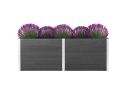 Garden Raised Bed, Garden Raised Beds Vidaxl Cinzeto Wpc (250 X 50 X 91 Cm)