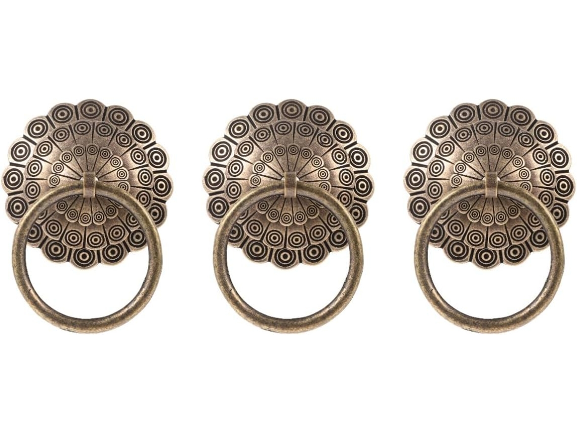 Conjunto De 3 Peças De Acessórios Clássicos Para Portas Antigas, Um Complemento Perfeito Para Um Estilo Retrô.