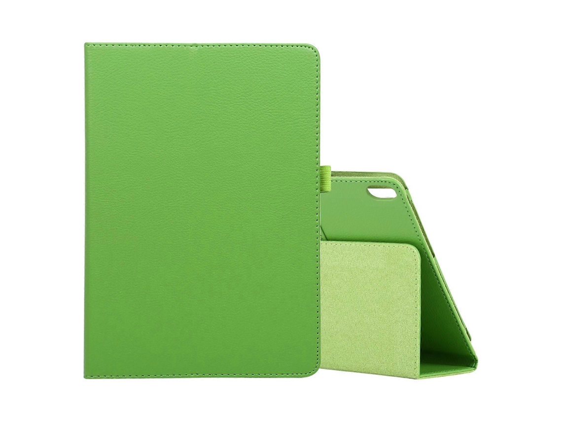 Capa De Couro Com Textura De Lichia, Cor Sólida, Para Lenovo Smart Tab M10 / P10 De 10,1 Polegadas, Com Aba Horizontal, Suporte E Compartimento Para C