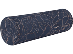 Almofada Cilíndrica Redonda Frodotgv Cobre Dourado Brilhante, Azul Marinho e Escuro, para Pescoço Ioga,