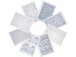 Papel De Transferência Para Cerâmica Tradicional, Decalque Para Esmalte Sob, Alta Durabilidade, 8 Peças Para Arte