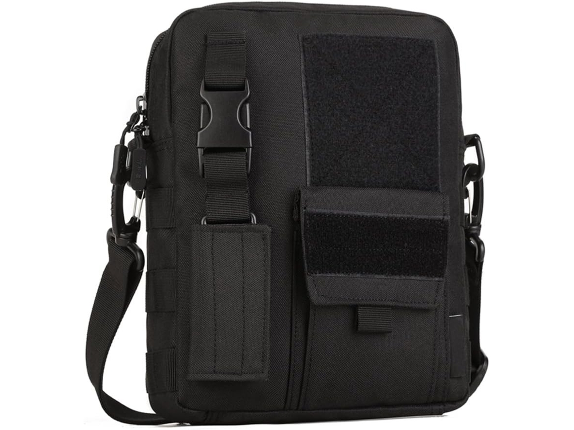 Mala De Tiracolo Em Nylon Com Bolsa Para Chaves - Saco De Ombro Multifuncional Unissexo Para Viagem