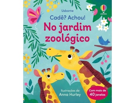 Livro No Jardim Zoologico Cade? Achou! - Usborne De Diversos (português Do Brasil)
