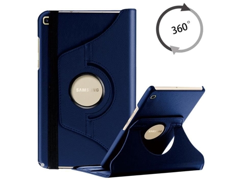Capa Protetora Samsung Galaxy Tab a 8 2019 Sm-T290/T295 com Suporte 360° Rotação Multiângulo para Tablet Azul