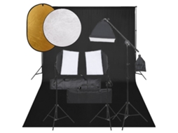 Photo Studio Kit, Photo Studio Kits Vidaxl Preto Alumínio (n/a)