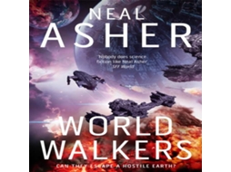 Livro World Walkers de Neal Asher (Inglês)