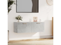 Vidaxl Armário Parede 100x36,5x35 Cm Derivados Madeira Cinza Cimento