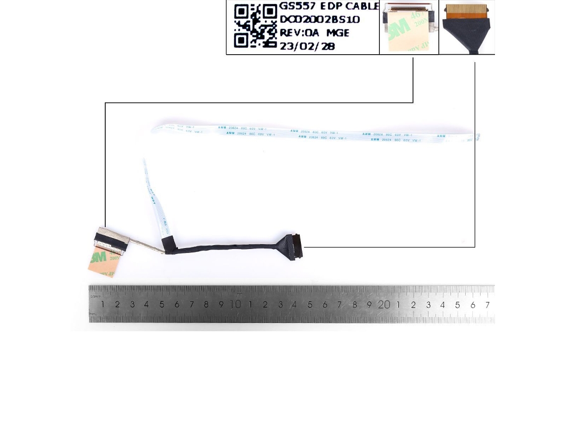Cabo Lcd/led Lenovo Ideapad 5 15are05 81yq 5 15itl05 82fg 5 15alc05 82ln 5c10s30160 Dc02002bs10 Compativo