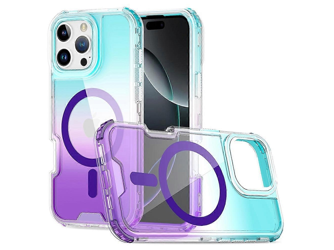 Capa Para Iphone 16 Pro Compatível Com Magsafe Gradient Color Tpupc Capa Traseira Para Celular