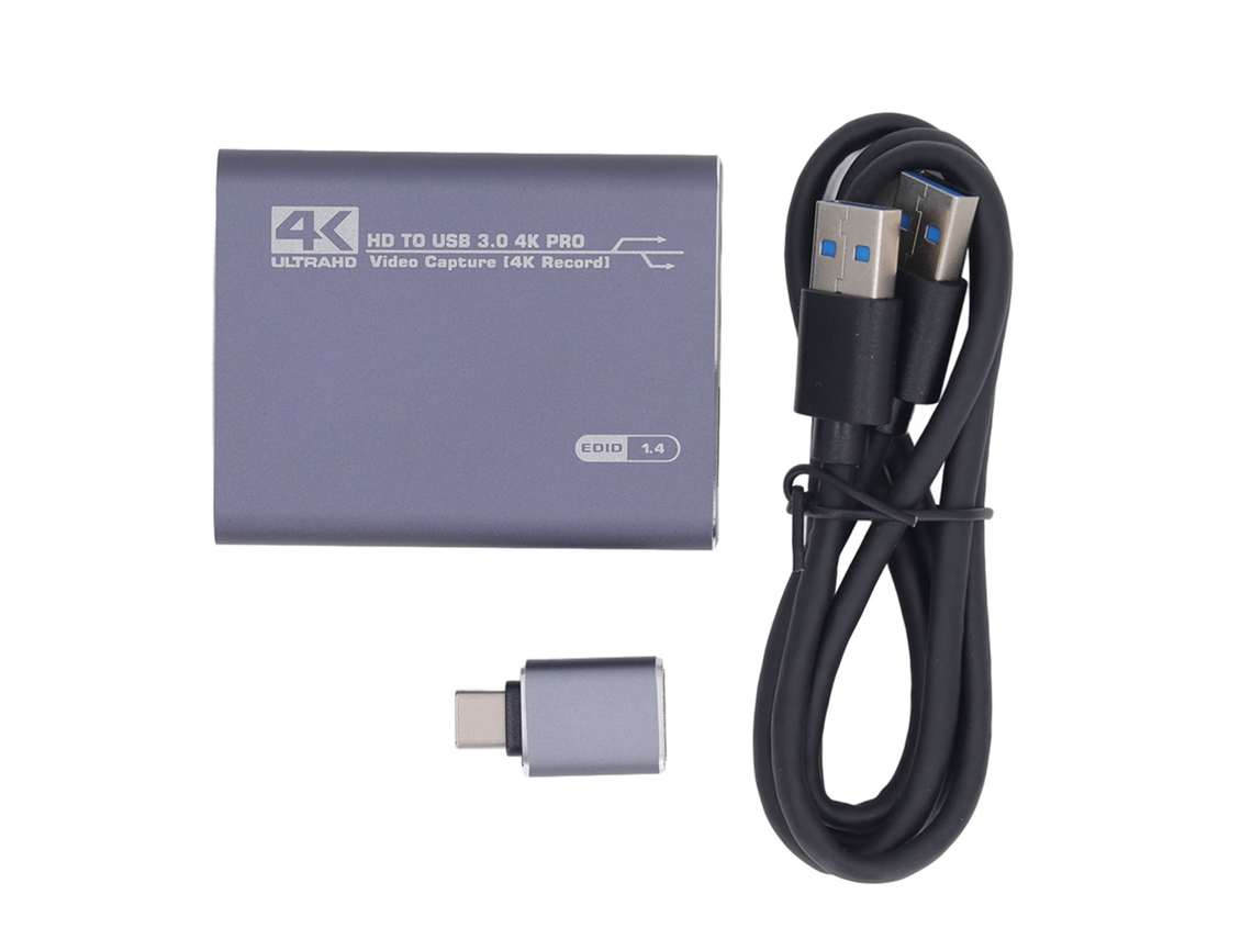 Placa de Captura de Vídeo EOOCOO com entrada HDMI e USB 3.0