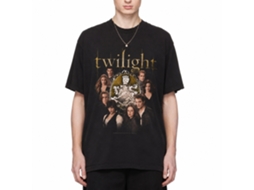 Rockinstone Twilight Movie Cullen Family With Crest Black Adult T-shirt Size:xxl