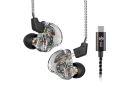 Aetheria fones de Ouvido Intra auriculares Ccz Melody com Cancelamento de Ruído, Som Estéreo Hi fi e Fio 1.5m