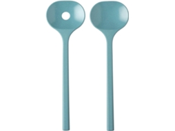 Conjunto De Talheres Para Salada Bloom, 2 Peças Verde Pebble Gokoco