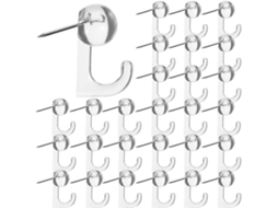 100 Tachinas delicadas de plástico e metal para avisos, mesas decorativas e práticas para uso doméstico ou não.