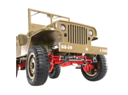 Eixo Traseiro Pretoeixo Ponte Porta Dianteira Traseira Totalmente Metal Atualizado Jjrc C8815 1/10 Willys Army Truck Retro Rc Acessórios MDUG