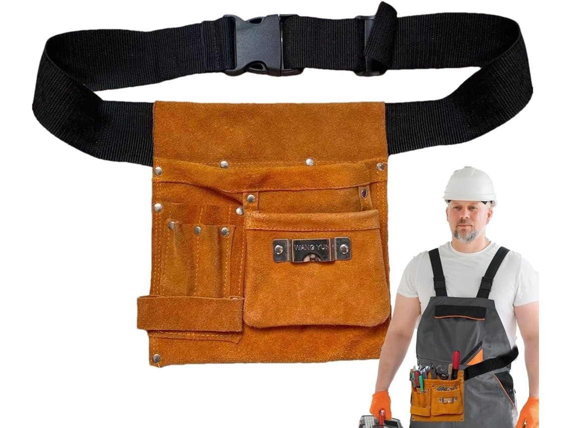 Bolsa Multifuncional Ajustável Para Ferramentas, Ideal Para Artesãos E Para Uso Como Cinto Utilitário.