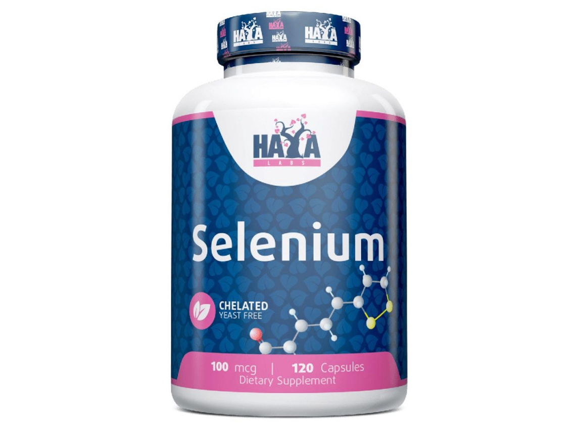 Selênio Quelato Sem Levedura 100µg - 120 Cápsulas De Haya Labs