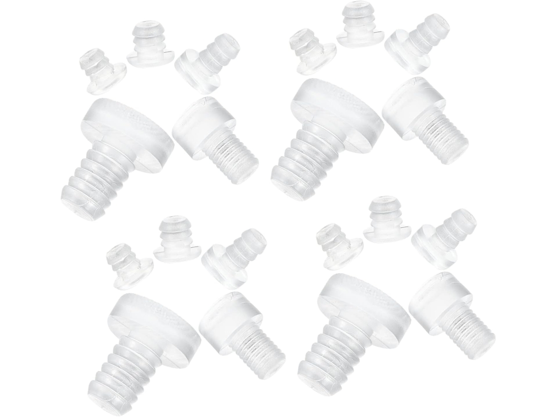 Nuobesty 100 Unidades De Protetores Borracha Antiderrapantes Para Armários, Móveis, Mesas E Vidros, 5 Tamanhos