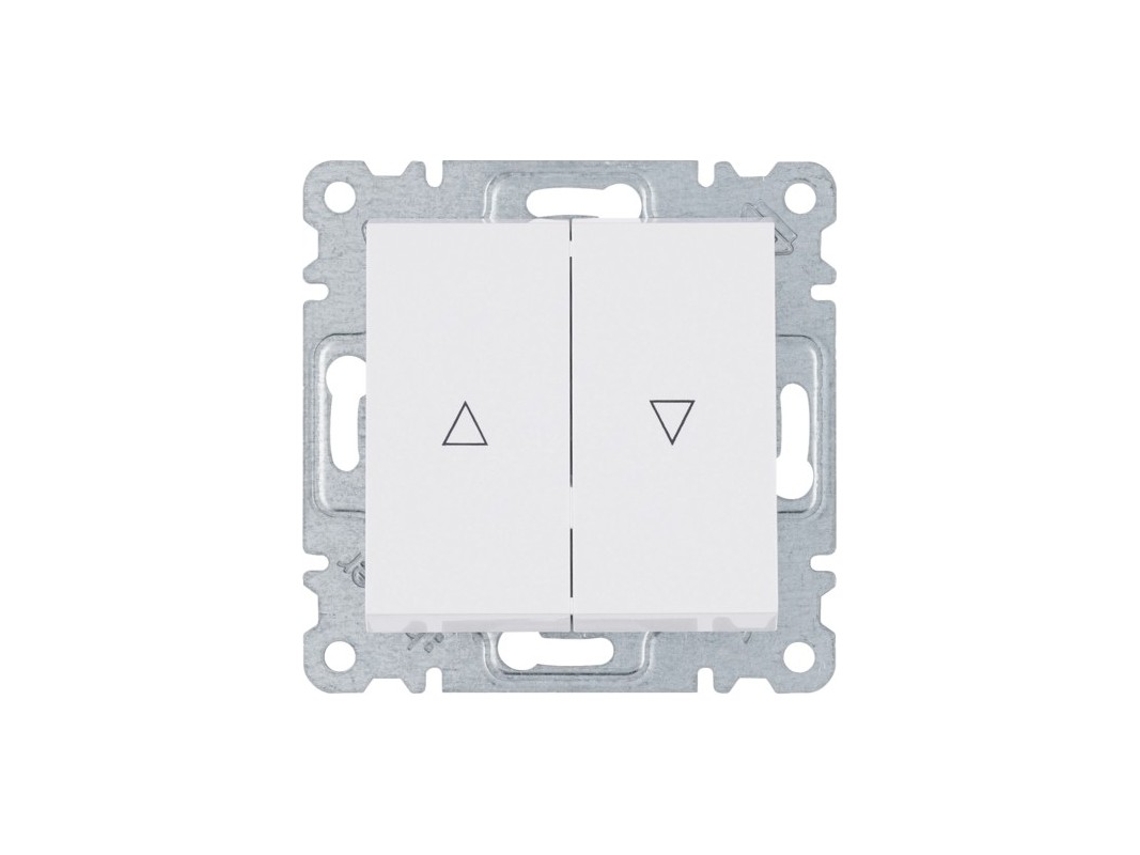 Lumina 2 Interruptor de persiana branco Pol Hager