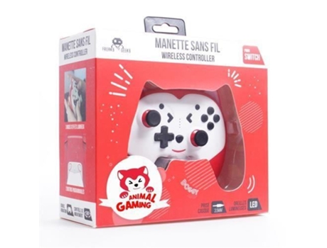Controlador de Jogos Sem Fio para Crianças FREAKS AND GEEKS Edition Doggy Red