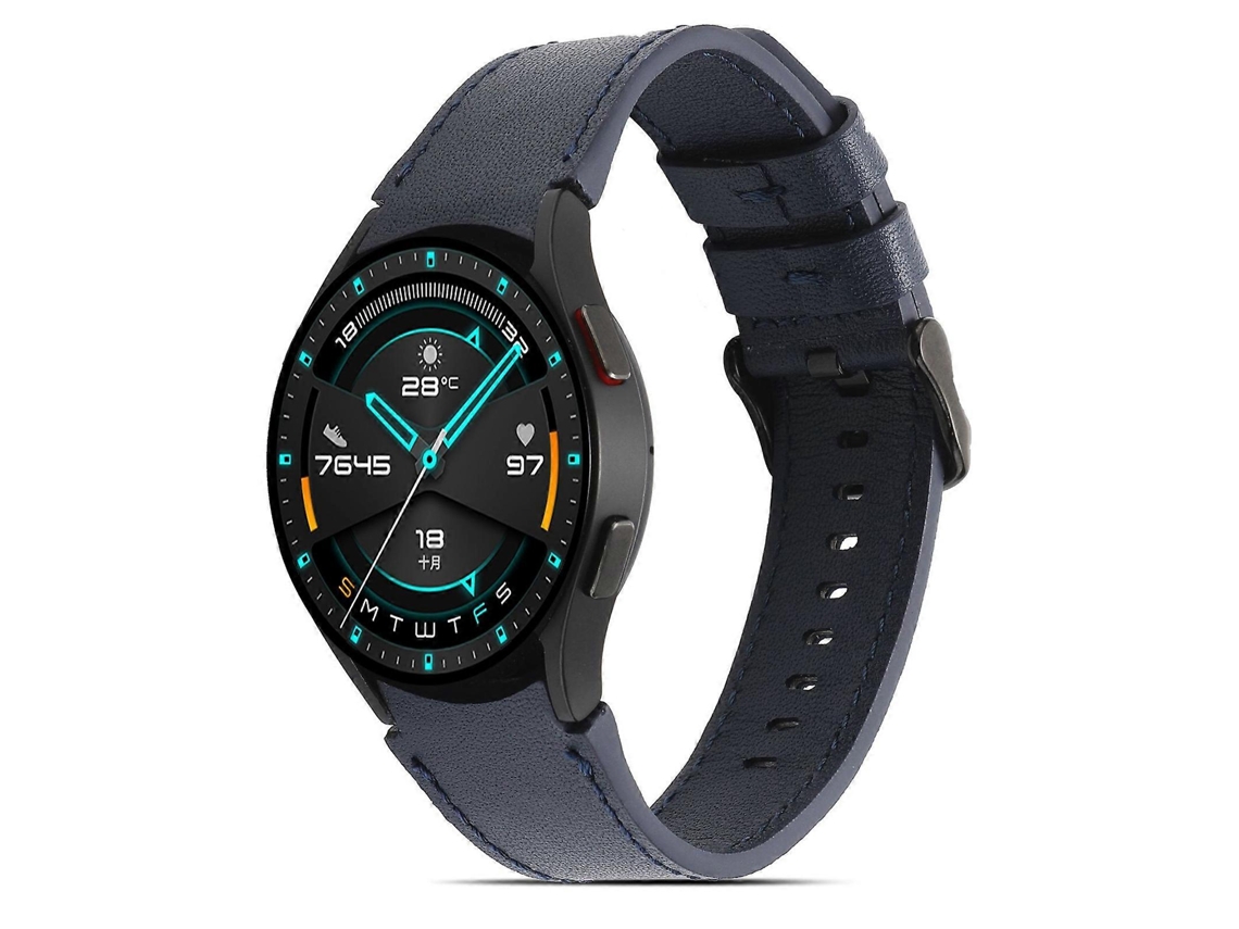 Pulseira De Couro Dupla Face Para Samsung Galaxy Watch4 40mm/44mm
