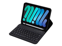 C06b Compatível Com Ipad Mini / (2021) Capa Protetora Resistente A Arranhões Teclado Bluetooth, Suporte À Prova De Choque, Tuotuo (2024)