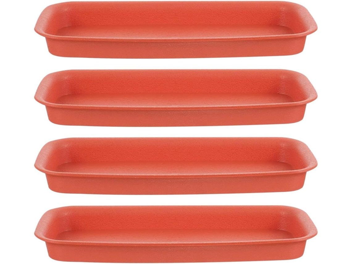 Pratos para Plantas Kit de 4 Peças de Tapetes para Vasos, Bandejas de Plantas e Flores para Jardinagem Externa, Hortas, CHABERLU