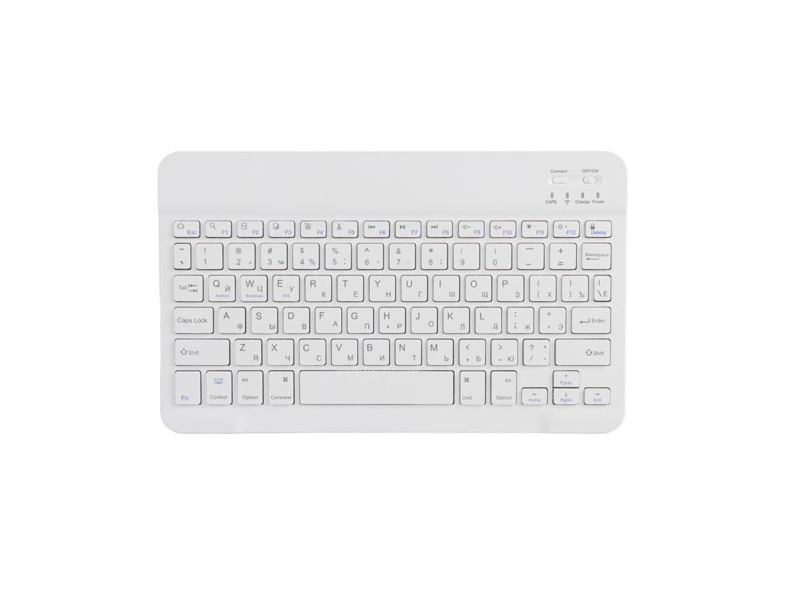 Teclado Sem Fio Ultra Fino 10 Polegadas Bluetooth 3.0 Para Android Windows Os X Com Layout Russo