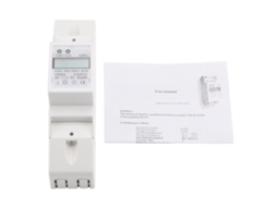 Medidor de Energia Elétrica Monofásico 2p LCD Din rail 220v 5a S/MARCA