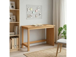 Vidaxl Mesa Marrom Mel 112 X 50 X 75 Cm Madeira De Pinho Sólido