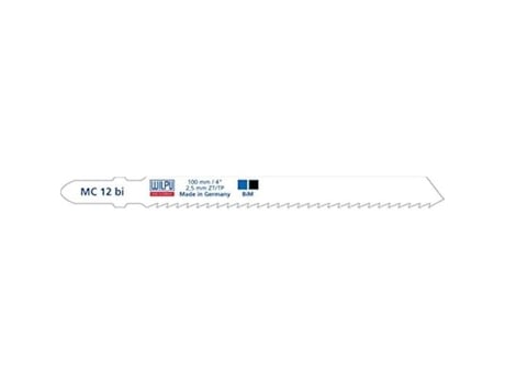 Serra WILPU Lâmina Alt. 5 a D.2 75 Mm Cu-Pz.5 Mc12Bi Cobre Elétrico Recortado