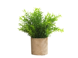 Mini Plantas Artificiais em Vaso Flores Plásticas Milão para Sala de Estar Banheiro Escritório NEVEANCE