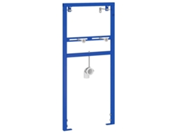 Vidaxl Suporte De Parede Para Sistema De Lavabo Azul 50 X 3 X 112 Cm